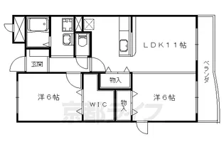 フルール野色【2階】の間取り