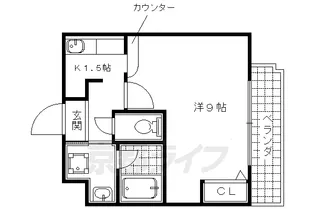 LEO VIVACE【205号室】の間取り