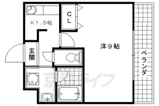 LEO VIVACE【101号室】の間取り