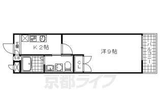 1Kの間取り画像