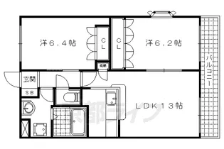 「パステルヒルズ」【2階】の間取り