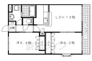 パステルヒルズ【2階】の間取り