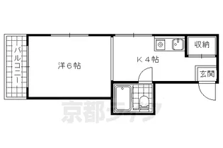 エクセレント【1階】の間取り