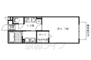 ヴィクトワールオノ【108号室】の間取り