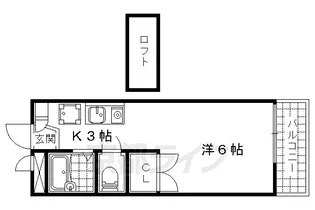 さくらメゾン日野【2階】の間取り