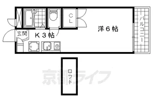 さくらメゾン日野【1階】の間取り