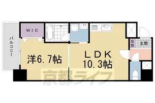 高栄京町マンション【5階】の間取り