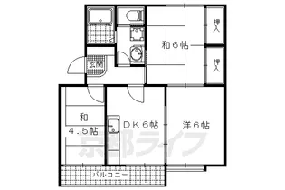 メゾンサンシティ【3階】の間取り