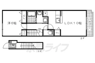 アヴニール【205号室】の間取り