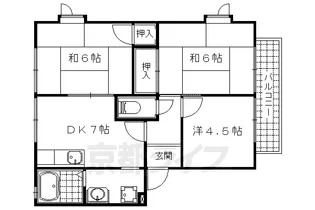 ラテール音羽 B棟【212号室】の間取り