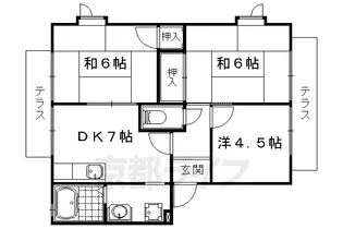 ラテール音羽 B棟【112号室】の間取り
