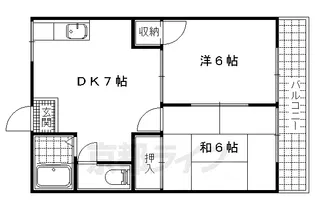 リヴィエール【203号室】の間取り