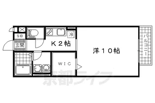 コスモパレス【2階】の間取り