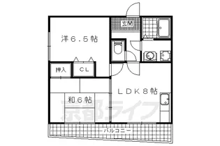 カーム瀬田【301号室】の間取り