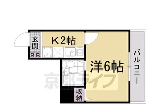 ドミノ石山【302号室】の間取り