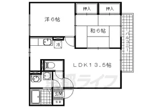 ラジェットロート【2階】の間取り
