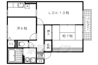 フルーレ高砂【2階】の間取り