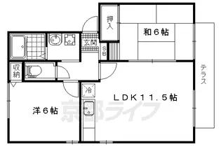 エクレール遠野【2階】の間取り