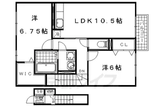 レイクアヴェニュー【2階】の間取り