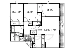 カーサクオレ【2階】の間取り
