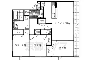 カーサクオレ【2階】の間取り