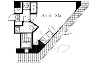 ヴォール レーベン【4階】の間取り