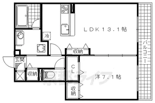 Wembley【1階】の間取り