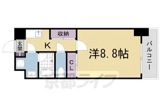エンゼルプラザ瀬田駅前【9階】の間取り