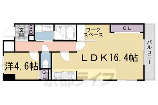 パインフィールド東野【7階】の間取り