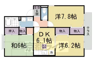 エトアール【1階】の間取り