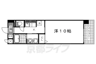 シカタ シャンブレットⅠ【7階】の間取り