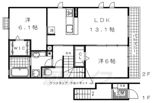 EXIV小野【205号室】の間取り