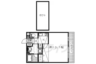 パトリ・サワ【3階】の間取り