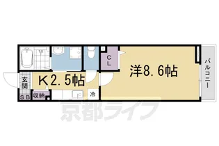 プランドール【2階】の間取り