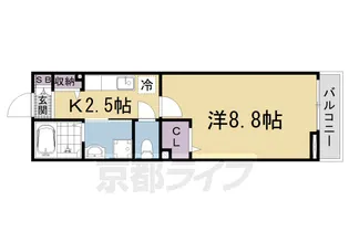 プランドール【2階】の間取り