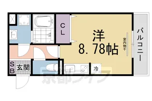 リバーハイツⅢ【2階】の間取り