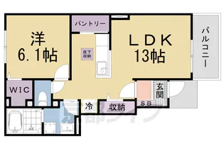 グラード【1階】の間取り