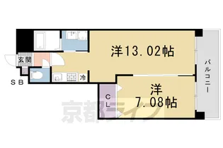 La Maison Kuramaguchi【301号室】の間取り