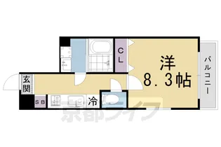 メゾン・メルシー【2-C号室】の間取り