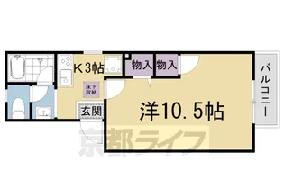 ローズハイツ【2階】の間取り