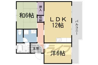 コンステラ・ベガ若葉台【E-5号室】の間取り