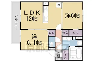 レジェーロ【3階】の間取り