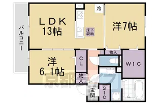 クレメント【1階】の間取り