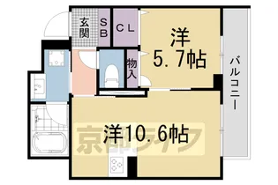 Grandier Kyowa【3階】の間取り