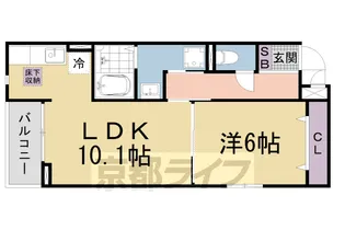 SMILE CASA【1階】の間取り