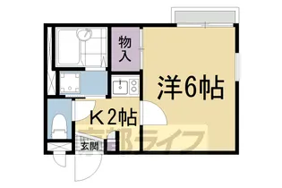 1Kの間取り画像