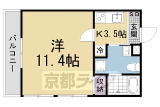 京・Luana【302号室】の間取り