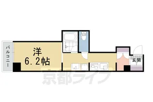 プレザント京都・桃山【303号室】の間取り