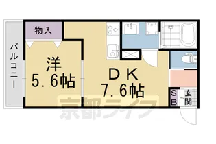 グリスブランシェ【1階】の間取り
