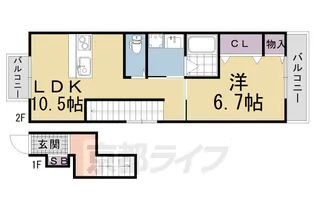 riqueza【2階】の間取り
